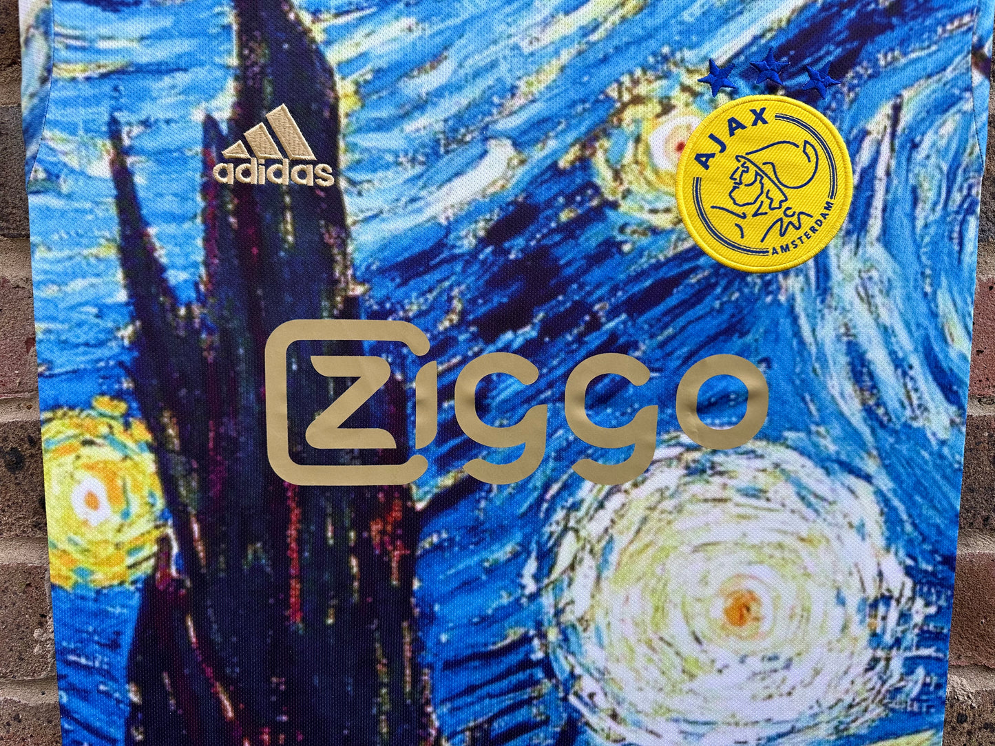 Ajax Van Gogh special edition shirt memorabilia canvas