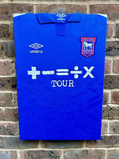 Ipswich Town 2023/24 Home Shirt Memorabilia Canvas