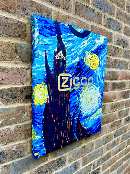 Ajax Van Gogh special edition shirt memorabilia canvas