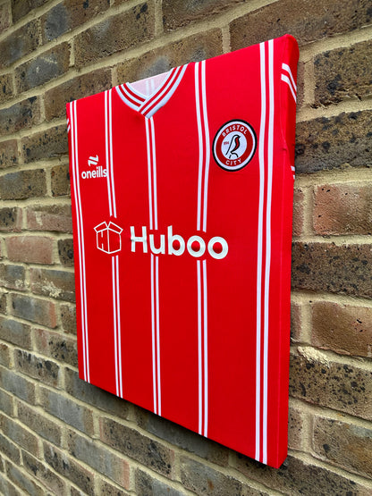 Bristol city shirt memorabilia canvas