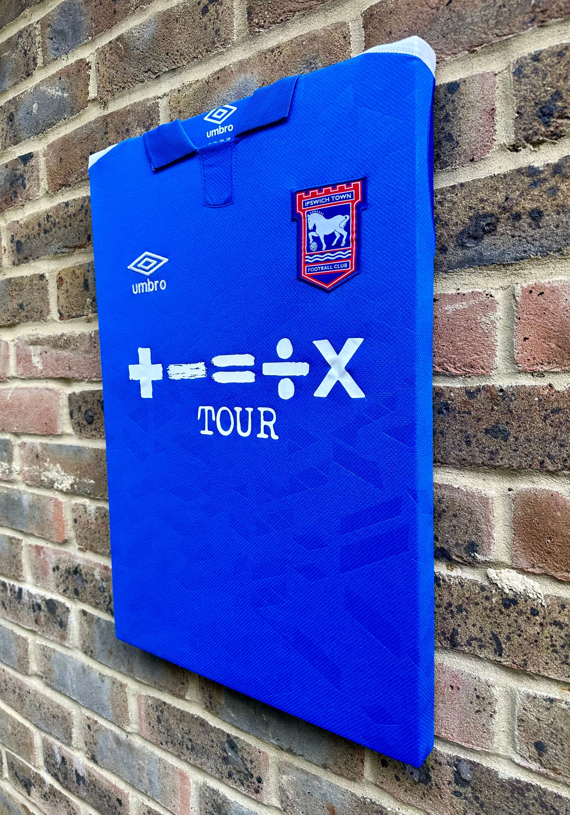 Ipswich Town 2023/24 Home Shirt Memorabilia Canvas