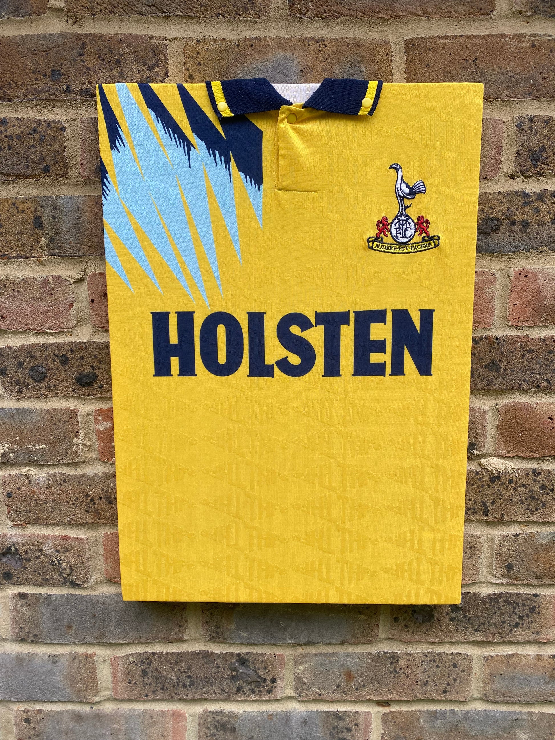 Tottenham Hotspur 1992 Away Shirt Memorabilia Canvas