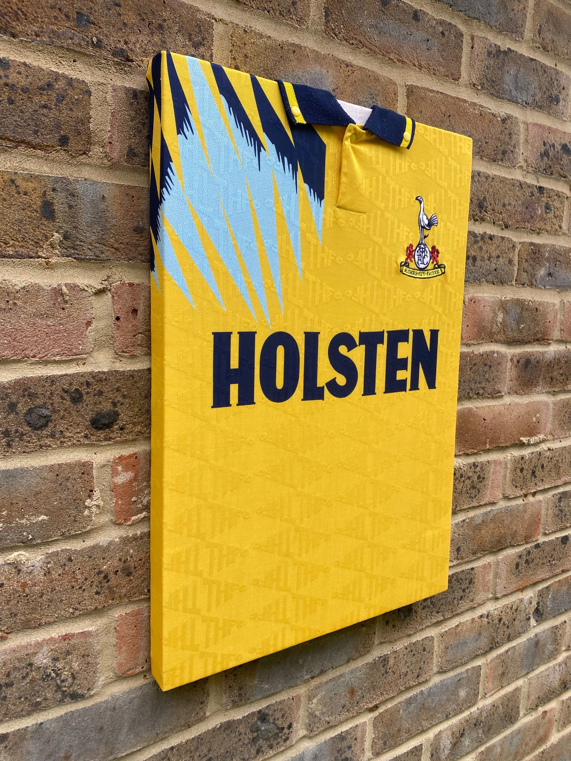 Tottenham Hotspur 1992 Away Shirt Memorabilia Canvas