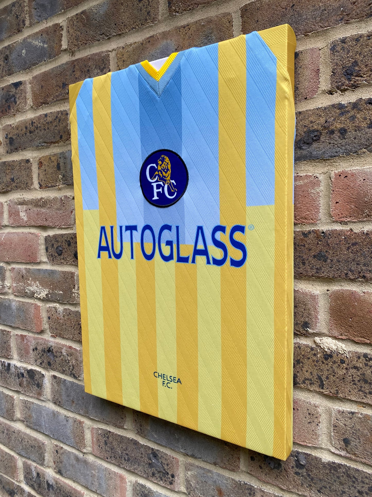 Chelsea 1998 retro away shirt memorabilia canvas