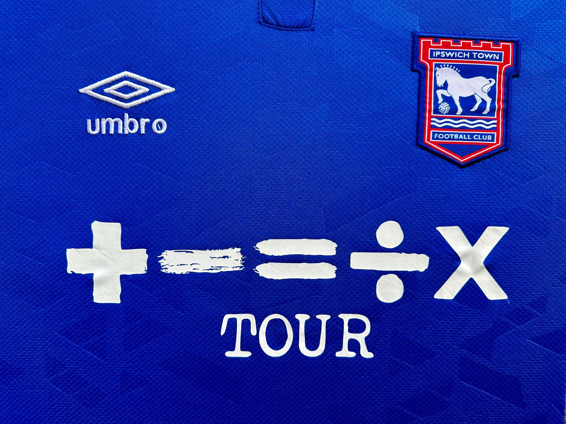 Ipswich Town 2023/24 Home Shirt Memorabilia Canvas