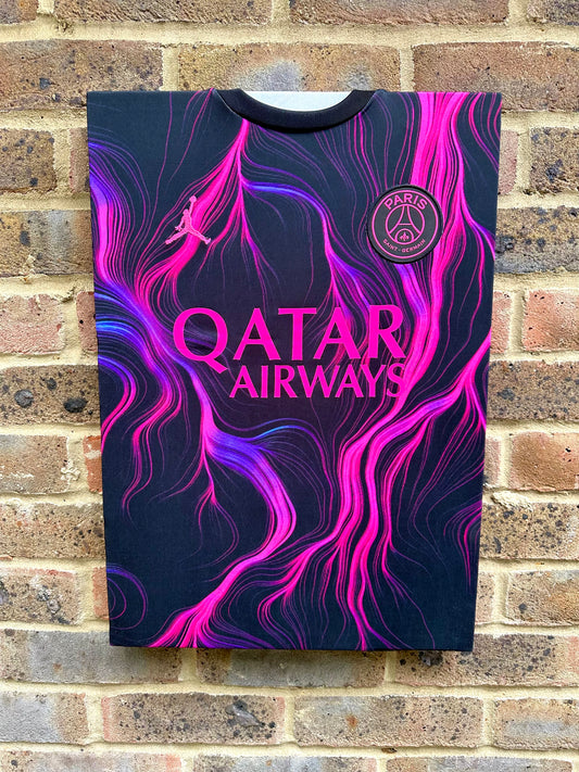 PSG special edition shirt memorabilia canvas