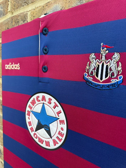 Newcastle United Retro Away Shirt 1995/96 Memorabilia Canvas