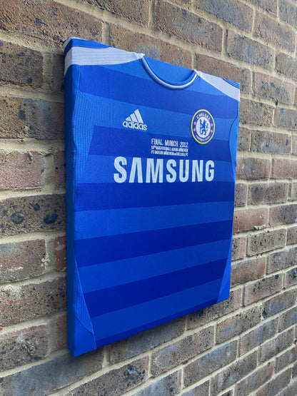 Chelsea 2011/12 Champions League Final Shirt Memorabilia Canvas