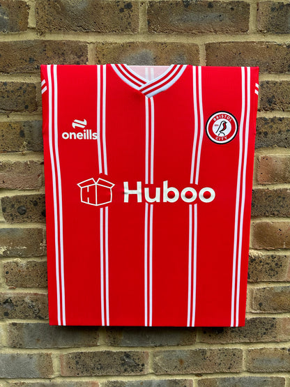 Bristol city shirt memorabilia canvas