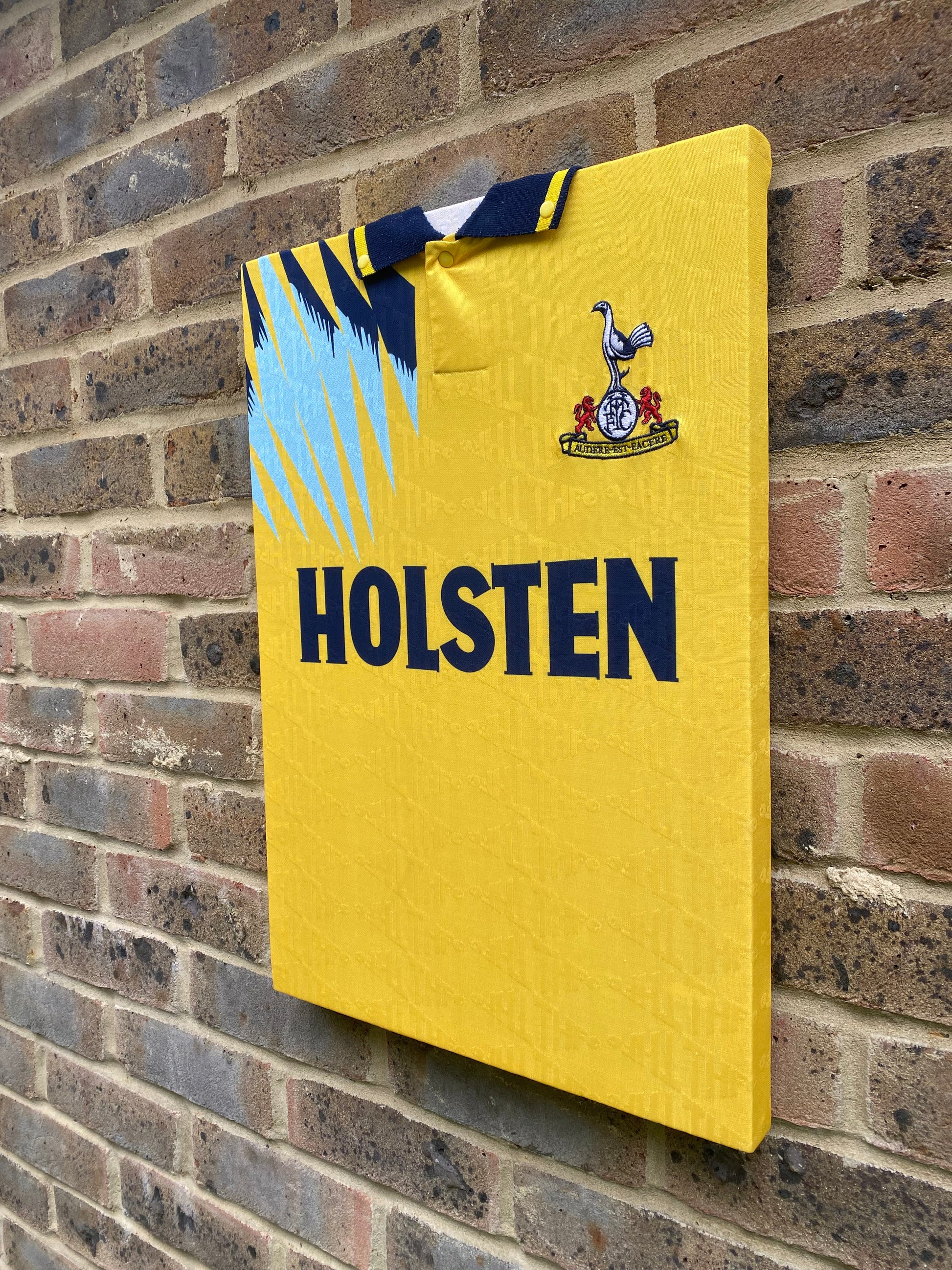 Tottenham Hotspur 1992 Away Shirt Memorabilia Canvas