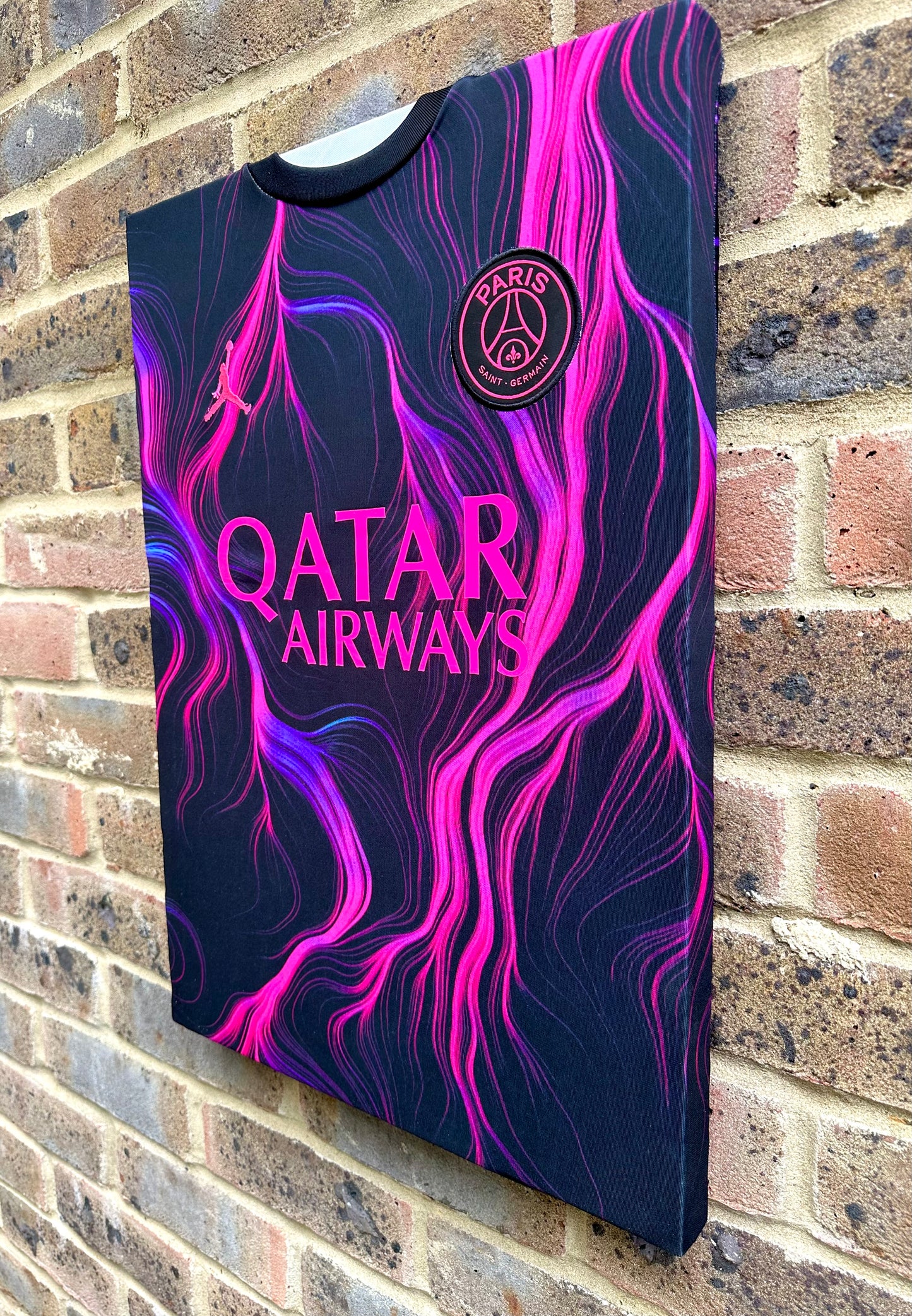 PSG special edition shirt memorabilia canvas