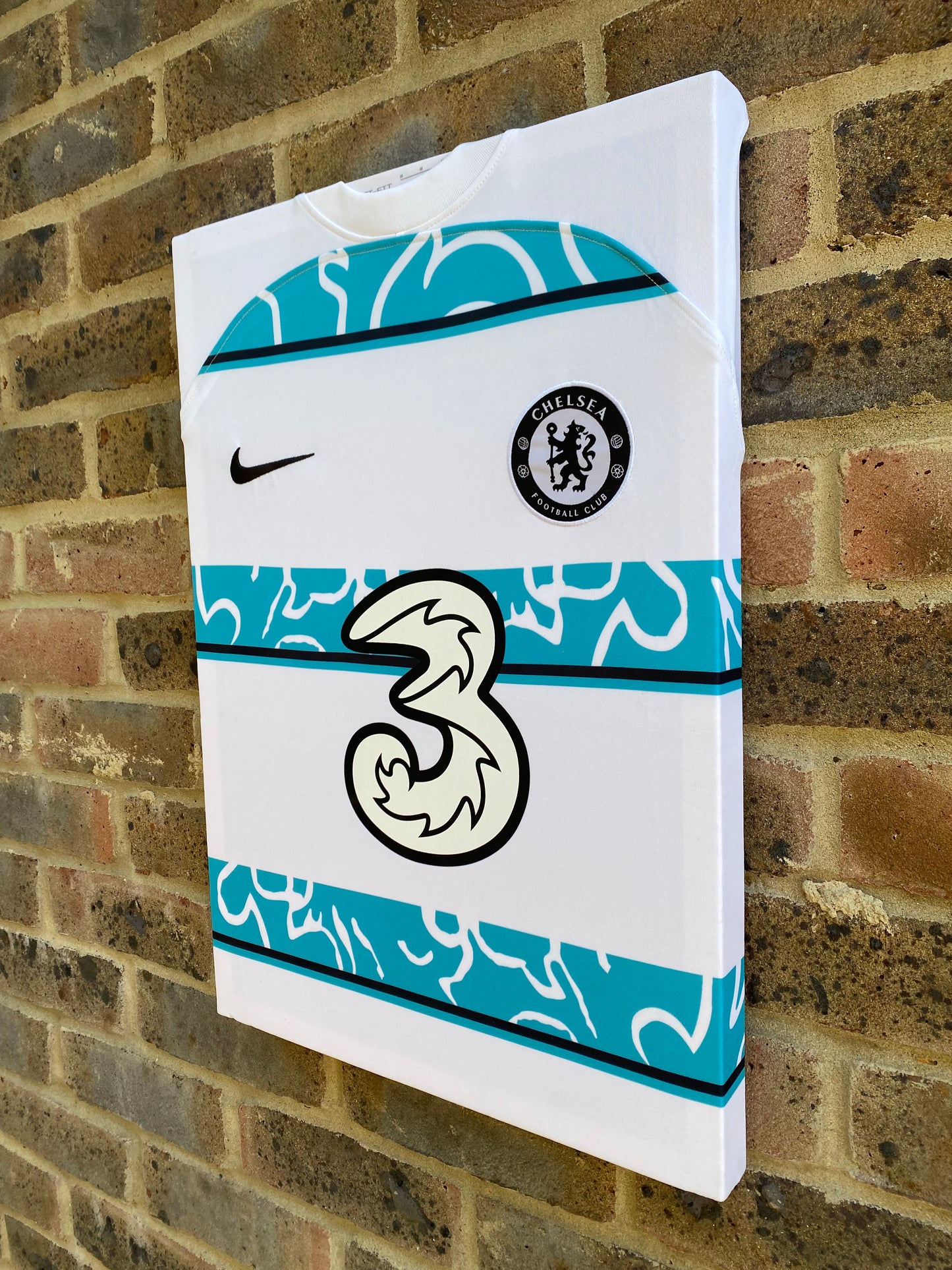 Chelsea 2022/23 Away Shirt Memorabilia Canvas