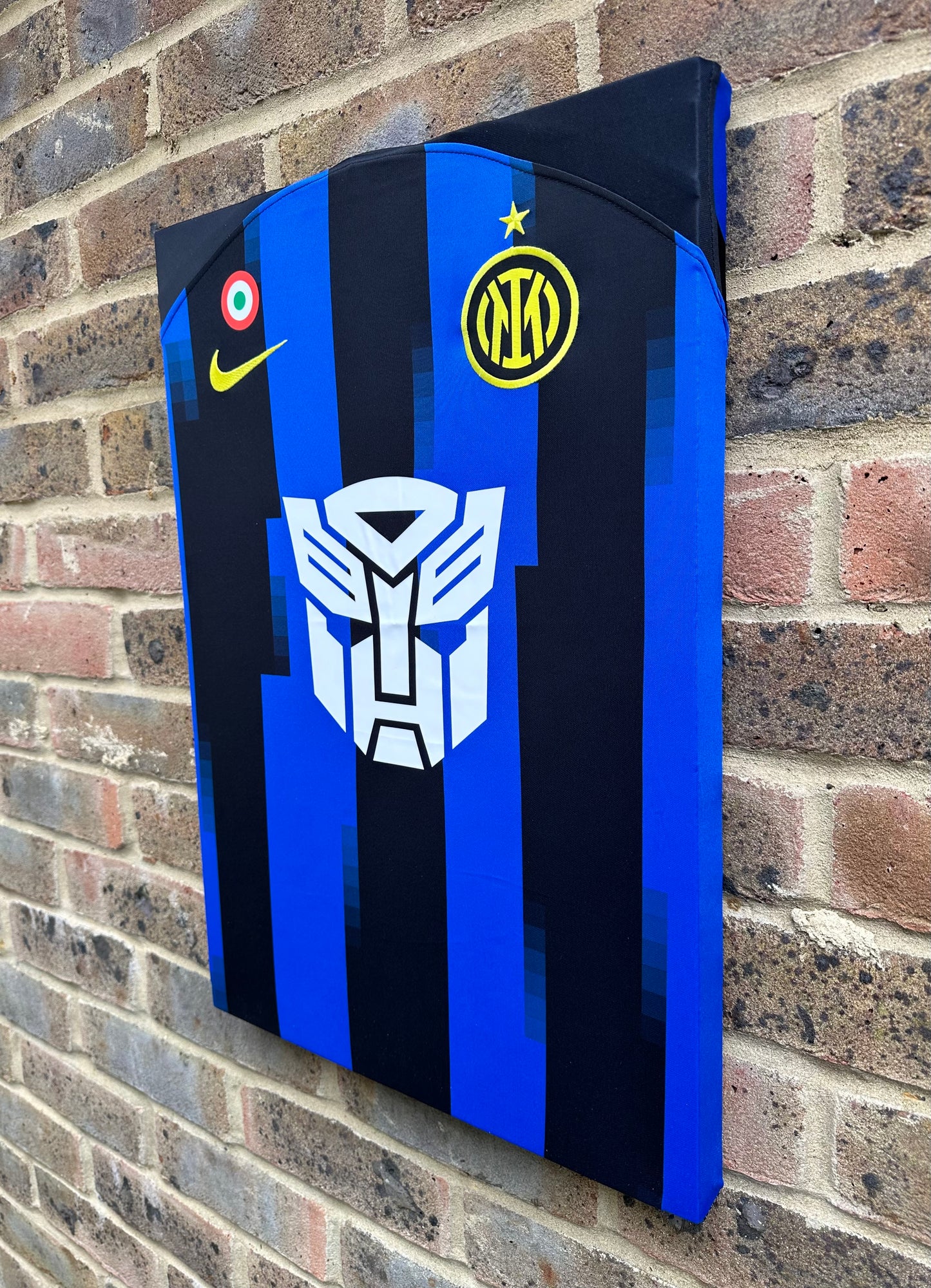 Inter Milan 2023/24 Transformers special edition shirt memorabilia canvas